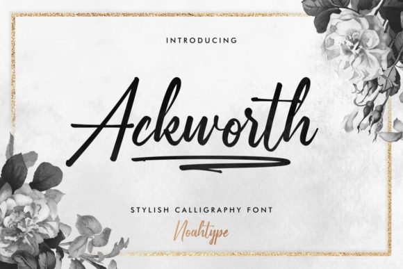 Ackworth Font Review: A Bold Script for Luxury Design