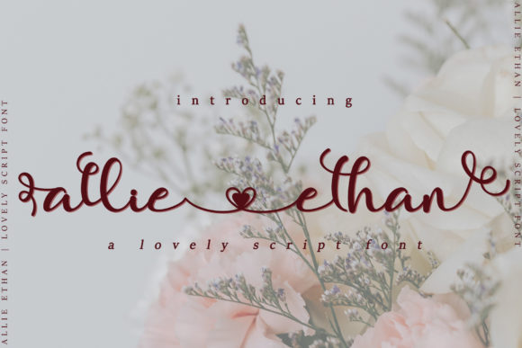 Allie Ethan: A Romantic Script Handwritten Font for Brand Identity