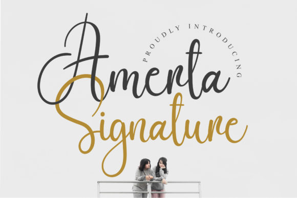 Amerta Signature Typeface Review for Elegant Branding