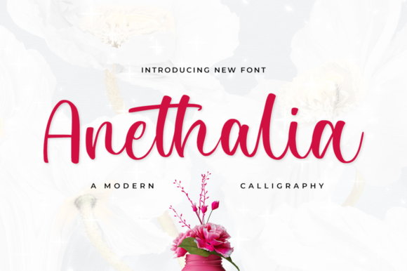 Anethalia Script Font for Creative Makers