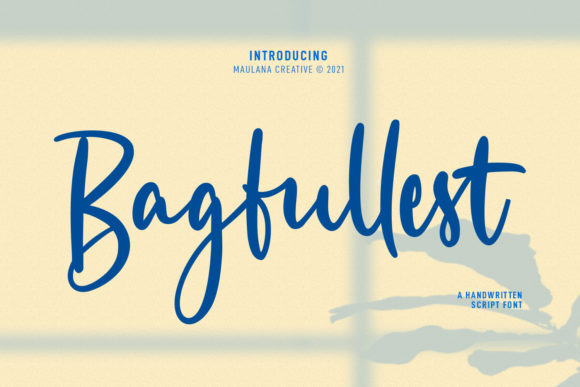 Bagfullest: A Playful Script Font for Stronger Campaigns