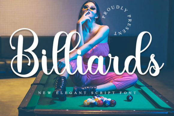 Billiards Font: A Sophisticated Typeface for Small Business Branding