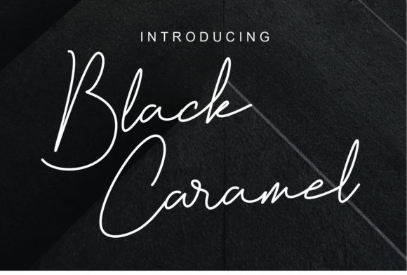 Black Caramel: Elegant Script Fonts for Boutique Branding