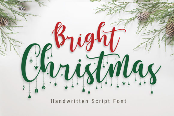 Bright Christmas: A Script Handwritten Font for Elegant Campaigns