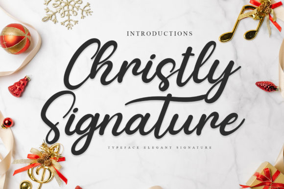 Christly Signature: A Delicate Script Font for Elegant Editorial Design