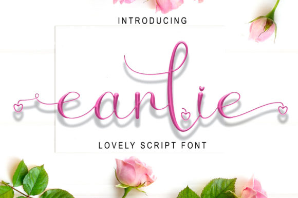 Earlie: A Graceful Script Handwritten Font for Elegant Crafts