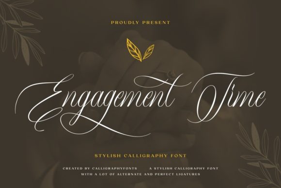 Engagement Time Font: Elevate Your Web Design with Luxury Typography