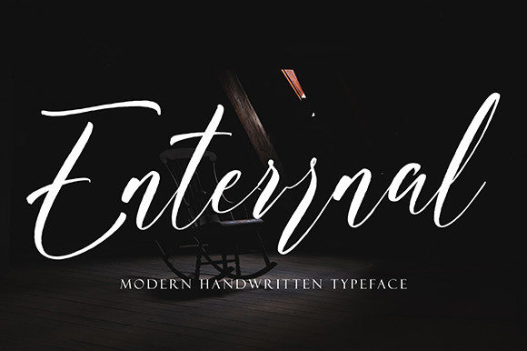 Enterrnal Script Font for Modern Web Design