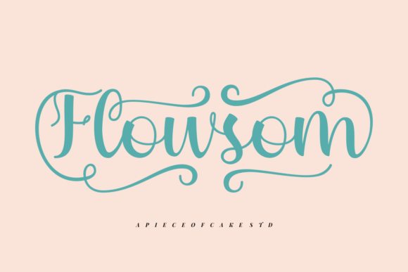 Flowsom: A Script Font for Timeless Typography