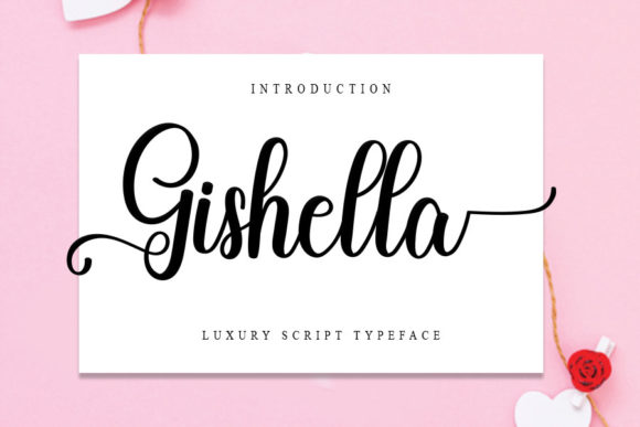 Gishella Font: A Graceful Script for Editorial Elegance