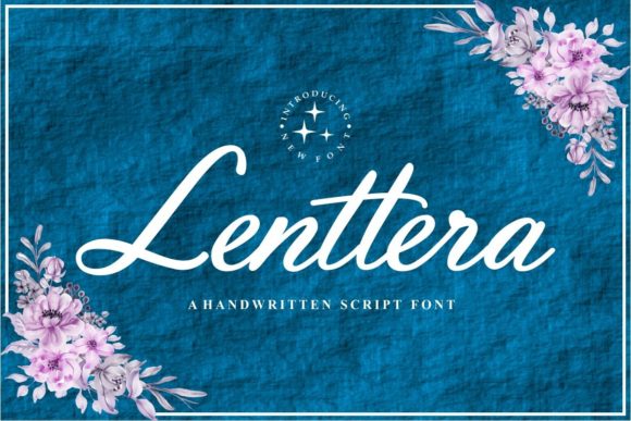 Lenttera Script Handwritten Font for Creative Projects