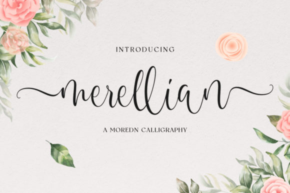 Merellian Font for Stylish Script Designs