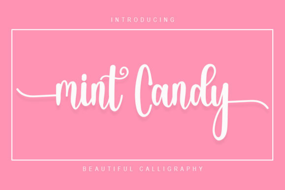 Mint Candy: A Fresh Script Font for Elegant Designs