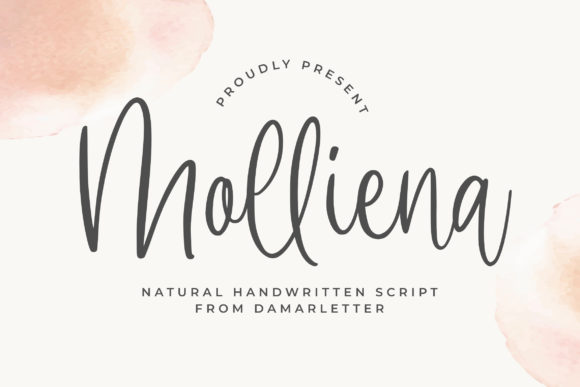 Molliena: A Romantic Script Font for Creative Projects