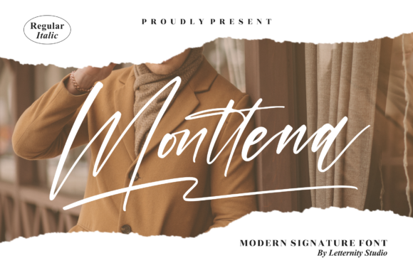 Monttena: A Beautiful Script Font for Elegant Branding