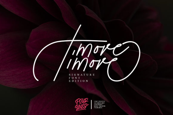 More Timore: A Thin Script Font for Luxury Campaigns
