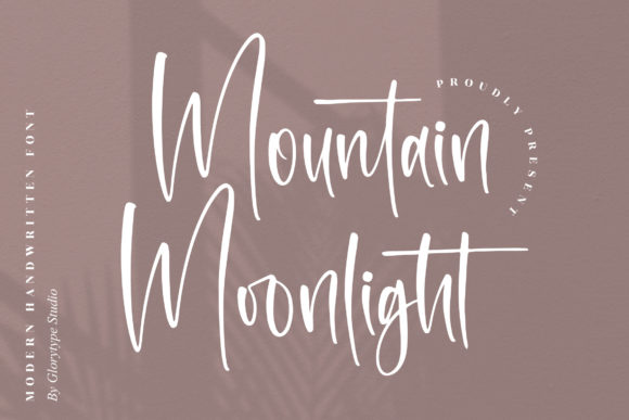 Mountain Moonlight Script Font for Handmade Branding