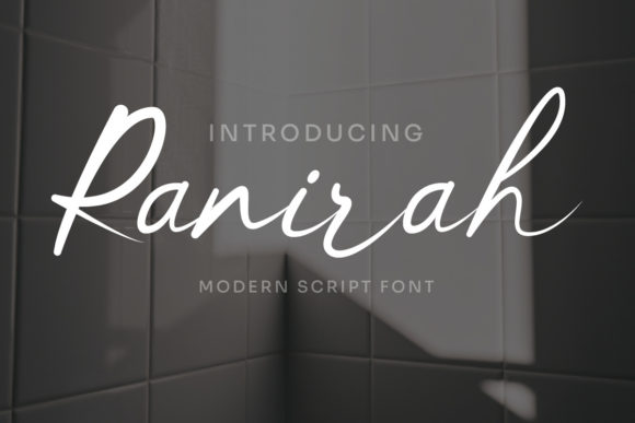 Ranirah Script Font for Elegant Branding