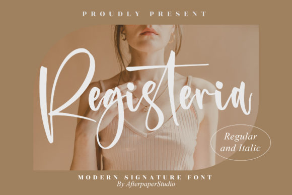 Registeria Font: A Script Typeface for Elegant Web Design