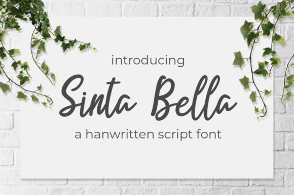 Sinta Bella: A Stylish Script Font for Elegant Campaign Design