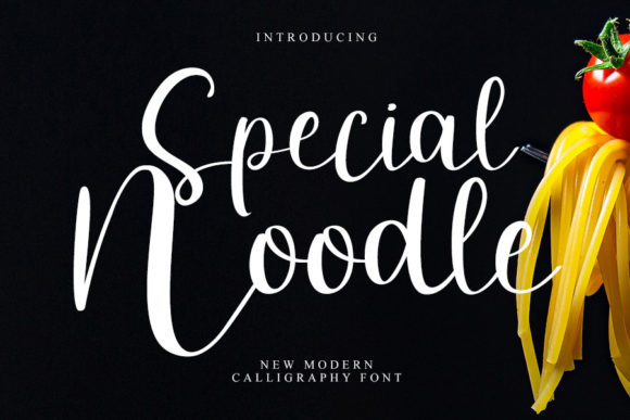 Special Noodle: A Delicate Script Handwritten Font for Elegant Campaigns
