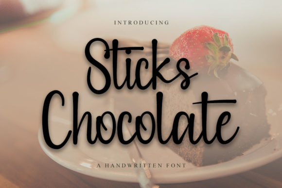 Sticks Chocolate: The Script Handwritten Font for Campaign Clarity