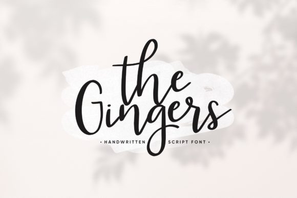 The Gingers: A Script Font That Elevates Your Brand’s Digital Presence