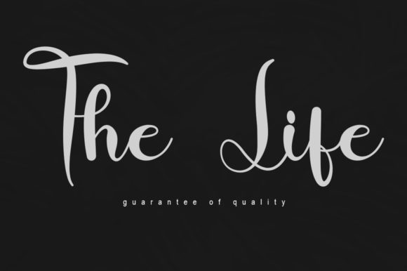 The Life Font: Elevating Digital Brand Identity with Graceful Script Typography