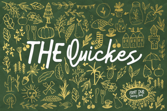 The Quickes: A Vintage Script Font for Editorial Elegance