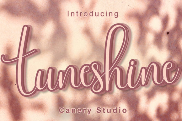 Tuneshine: The Script Handwritten Font for Scroll-Stopping Visuals