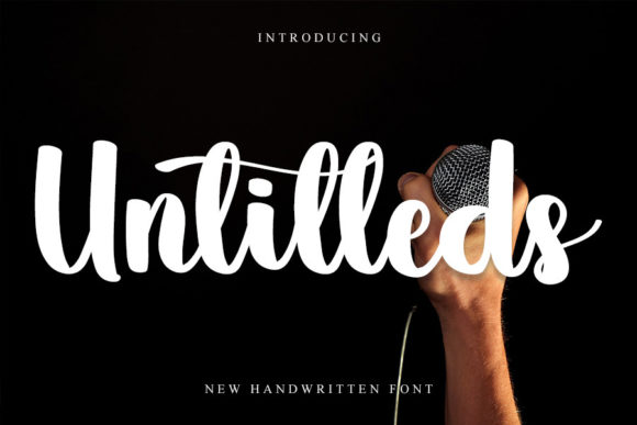 Untitleds: A Script Handwritten Font for Chic Branding and Labels